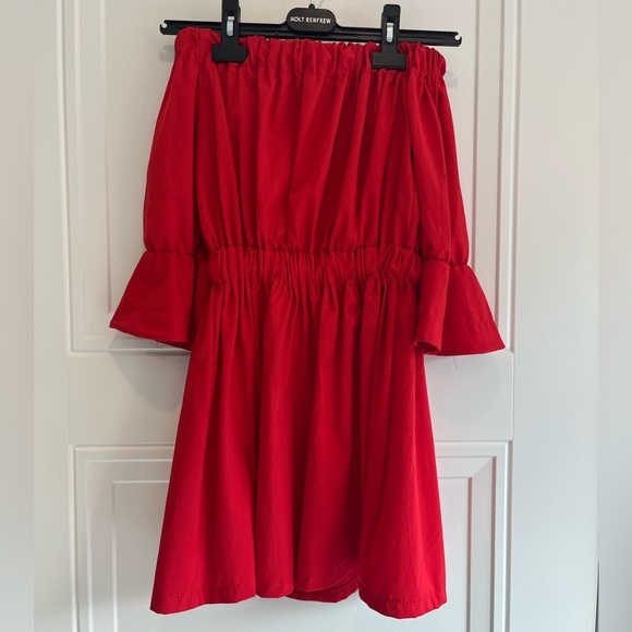 💥HP💥Gorgeous! Red Off-Shoulder Mini Dress - Picture 2 of 3